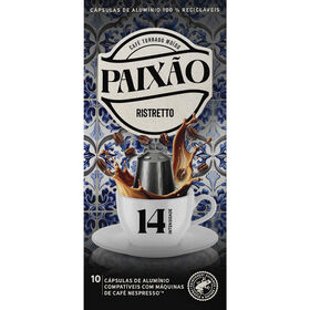 Cápsulas De Café Ristretto Int 14 Paixão 10 Un