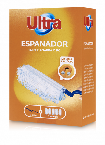 Espanador Agarra Pó + 5 Recargas Ultra 1Un