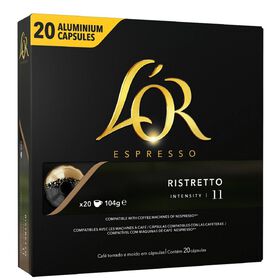Cápsulas De Café Espresso Ristretto Int 11 l'or 20 Un
