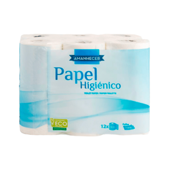 Papel Higiénico Folha Dupla 12Rolos Amanhecer