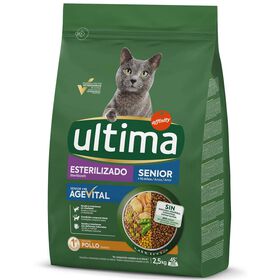 Ração Para Gato Sénior Esterilizado Frango Affinity Ultima 2,5 kg