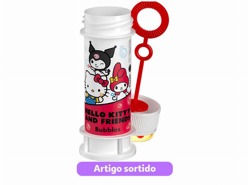 Bolas Sabão Hello Kitty 60 ml Modelos Sortidos