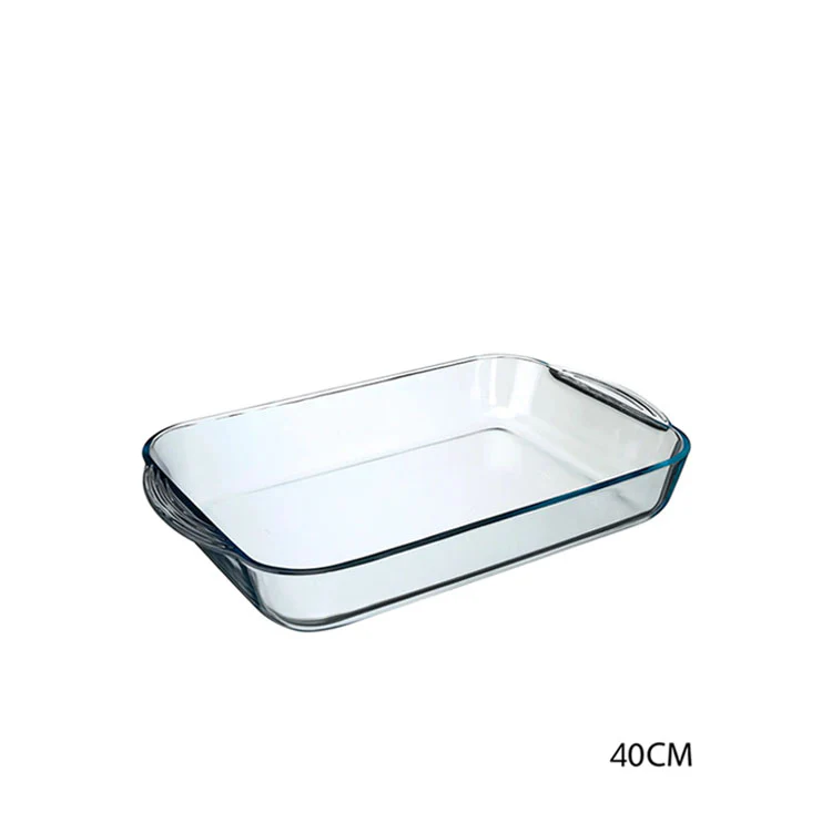 Hkh Assadeira Rectangular Vidro 40 X 25 Cm