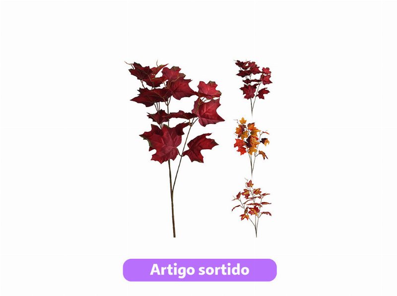 Flor Artificial 25X25X60Cm Cores Sortidas