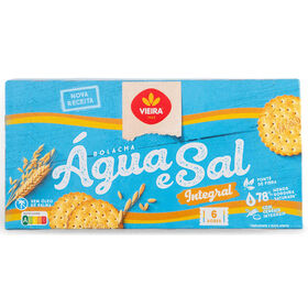 Bolachas De Água E Sal Integrais Vieira 102 gr