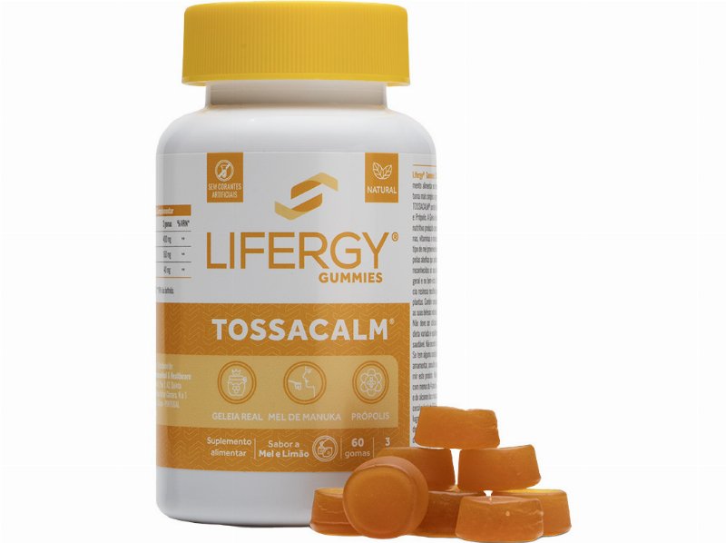 Suplemento Lifergy Tossacalm 60 Gomas