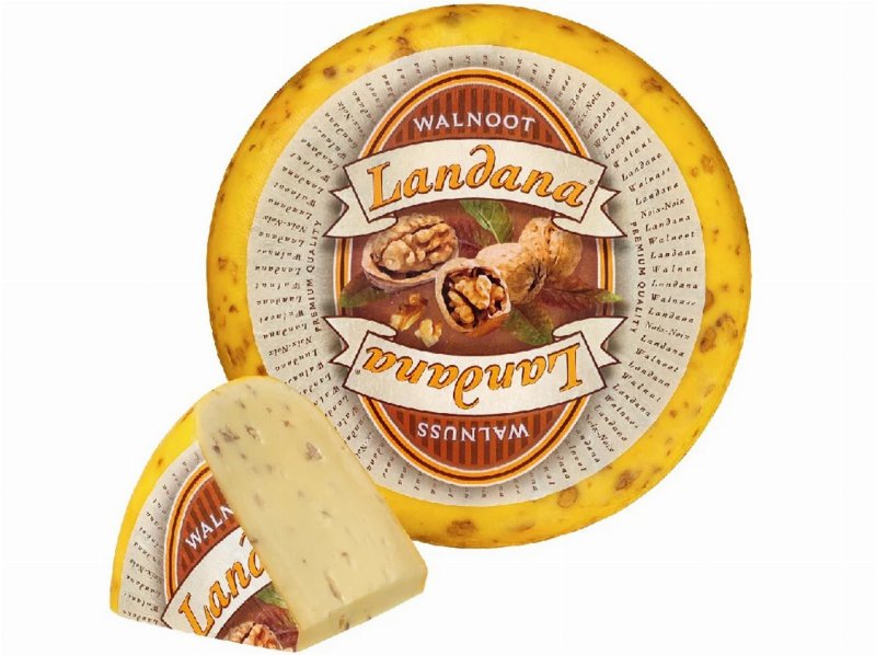 Queijo Gouda Landana Com Nozes Kg