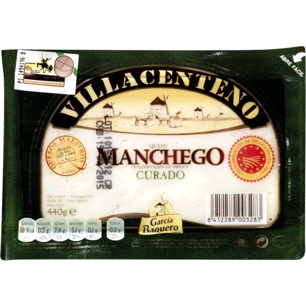 Queijo De Espanha Manchego Curado 440 g