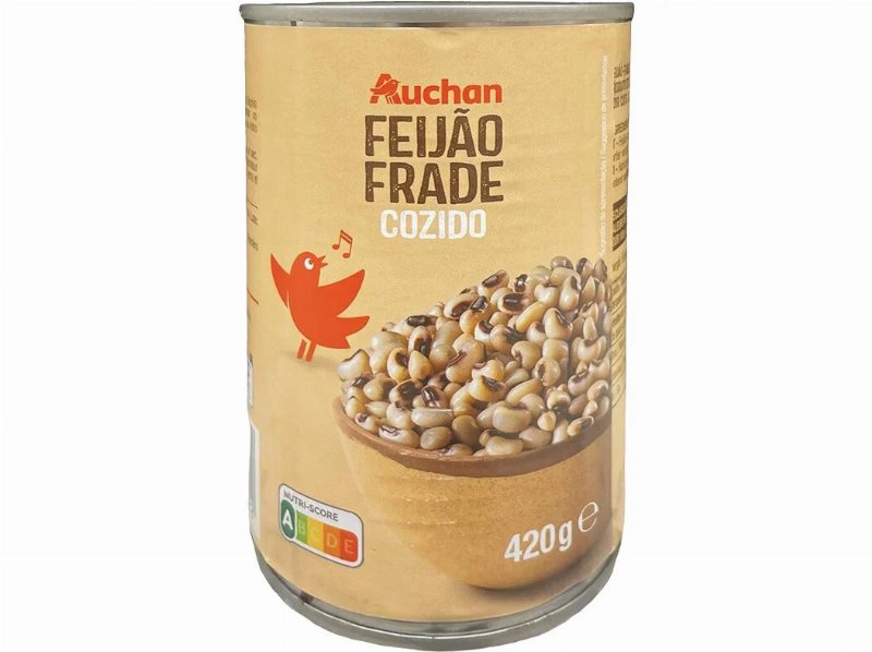Feijão Frade Auchan Cozido 420(260)G