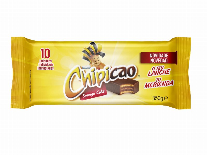 Bolo Spongecake Chipicao Recheio Cacau 350 g