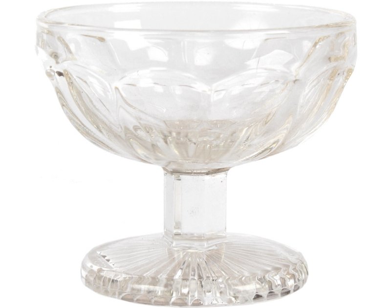 Taça De Gelado Pé Alto Funchal Crisal Vidro Transparente 16 cl