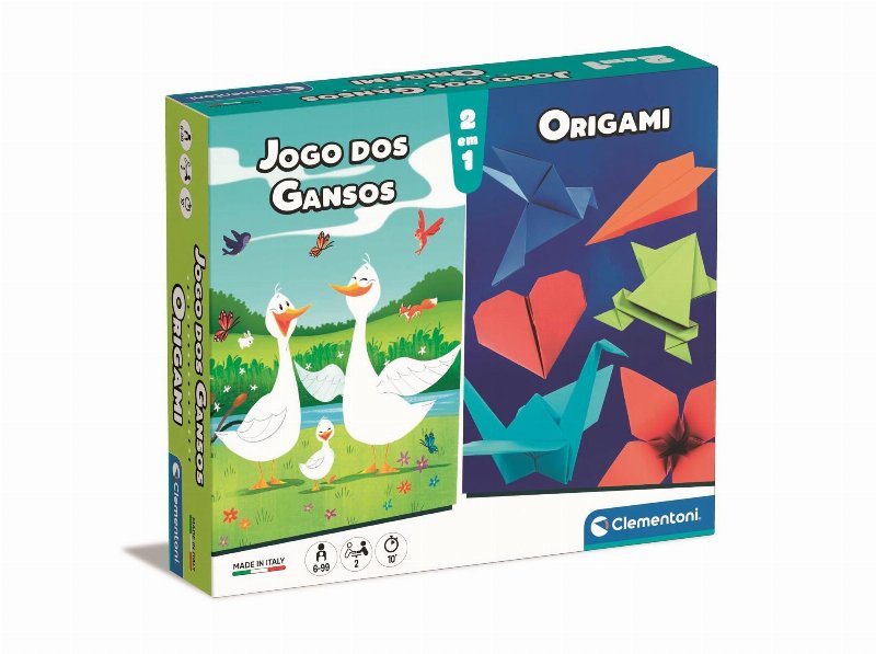 Jogo Dos Gansos + Origami Clementoni