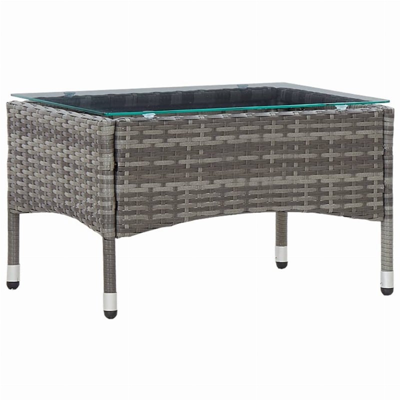 Hkh Mesa De Centro 60X40X36 Cm Vime Pe - Cinzento