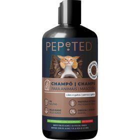 Champô Para Cão E Gato Uso Frequente Pepeted 500 ml