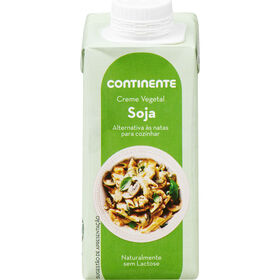 Creme Vegetal De Soja Para Culinária Continente 200 ml