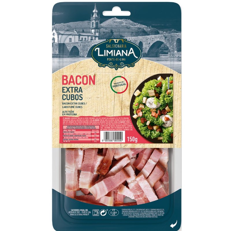 Bacon Extra Em Cubos 150 g