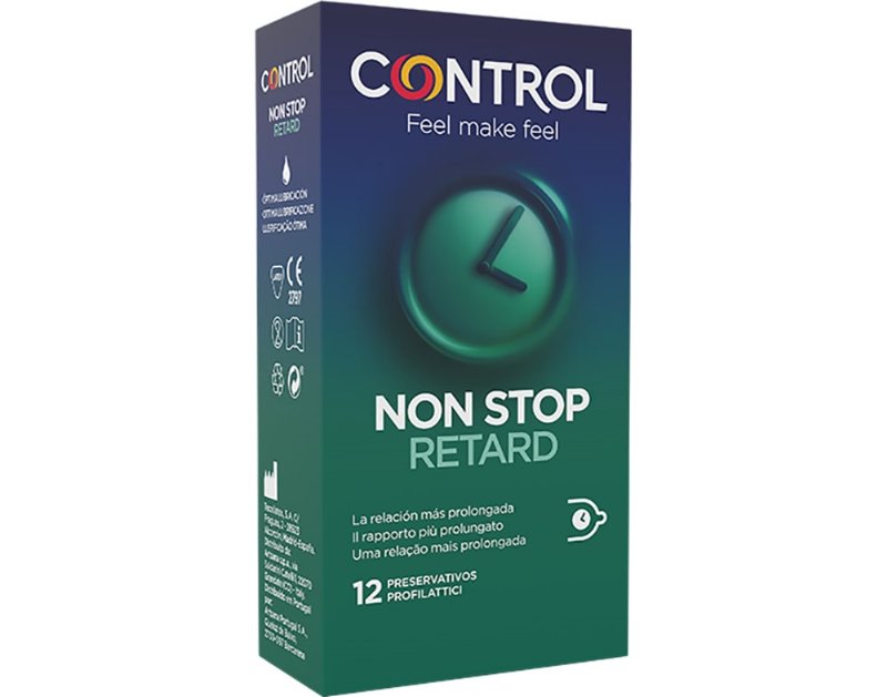 Preservativos Non Stop Retard Control 12 Unid