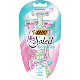 Lâminas Descartáveis Miss Soleil Sensitive Bic 3 Un