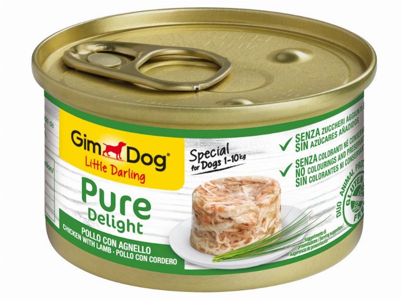 Comida Húmida Para Cão Gimdog Com Frango E Borrego 85 g