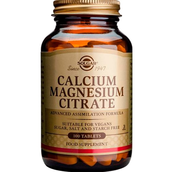 Magnésium Citrate E Calcium 100 comprimidos