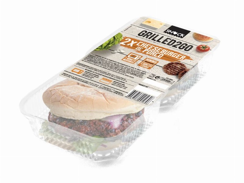 Chesseburguer De Carne De Porco Snock 2X100 g