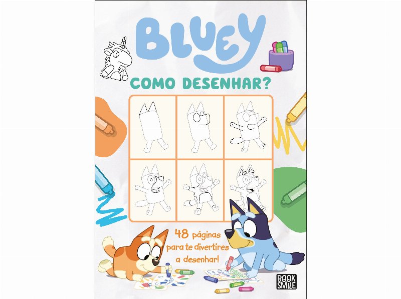 Livro Bluey: Como Desenhar?