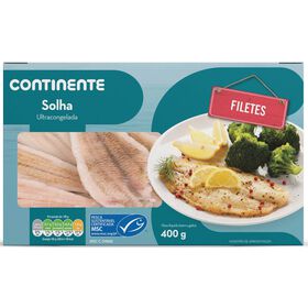 Filetes De Solha Msc Ultracongelada Continente 400 gr