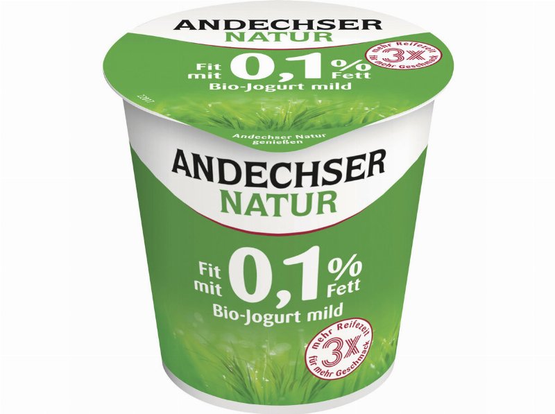 Iogurte Aroma Bio Andechser 01% Natural 150 g