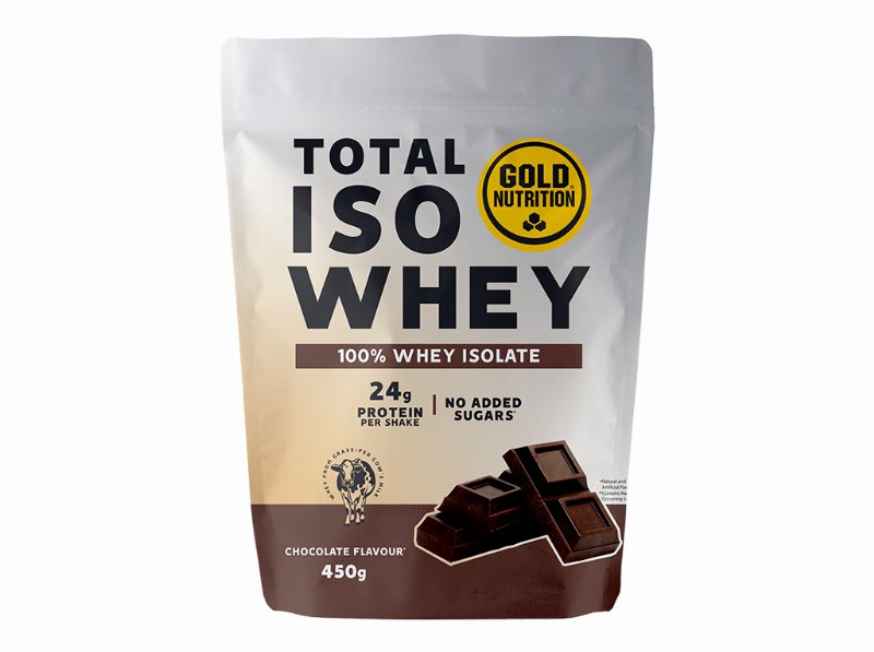Proteina Goldnutrition Total Iso Whey Chocolate 450 g