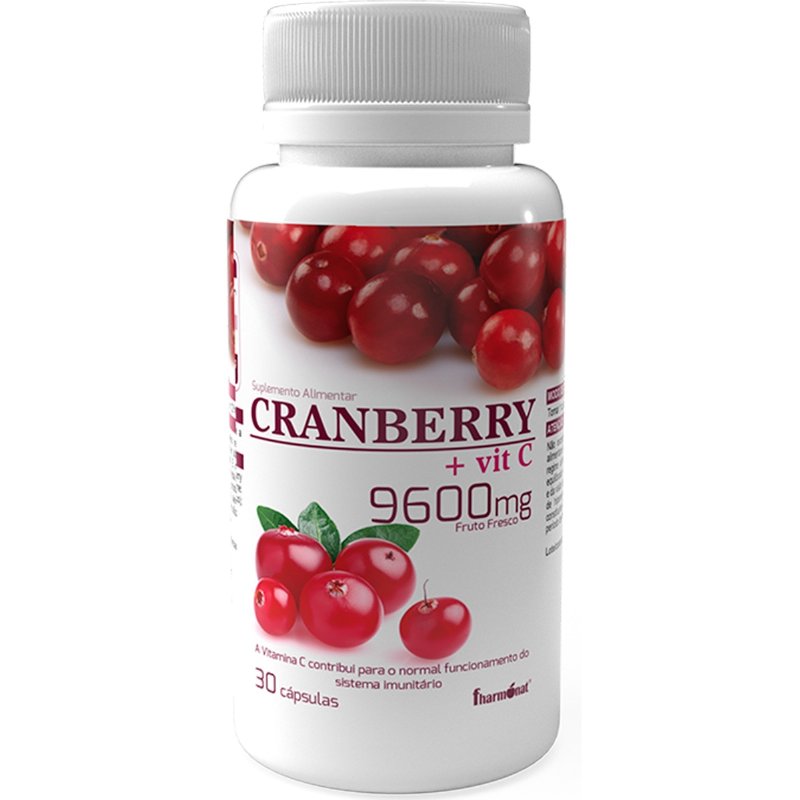 Suplemento Alimentar Cranberry+Vitamina C 30 cápsulas