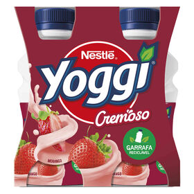 Iogurte Líquido Cremoso Morango Yoggi 640 gr (4 Un)