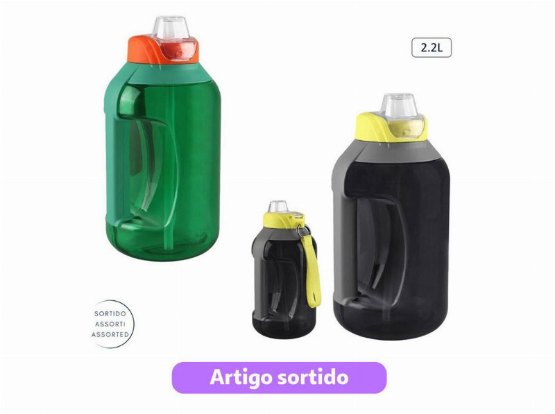 Garrafa De Agua Anilar 2.2 l Cores Sortidas