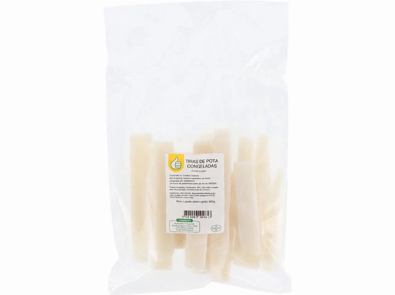 Tiras Polegar De Pota Congeladas 800 g