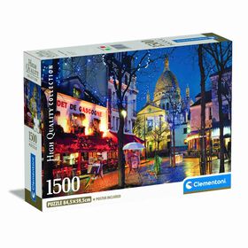 Clementoni - Puzzle Paris Montmartre 1500 Peças