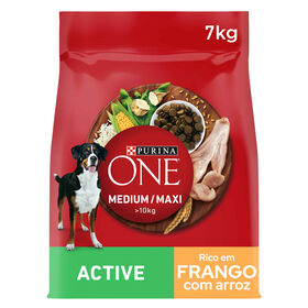 Ração Para Cão Adulto Médio E Maxi Frango E Arroz Purina One 7 kg