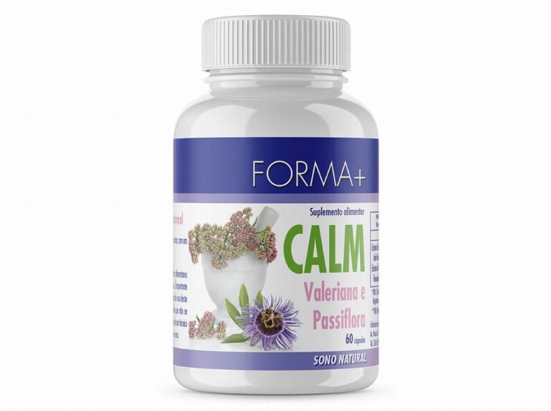 Suplemento Forma+ Calm Valeriana Passiflora 60 Caps