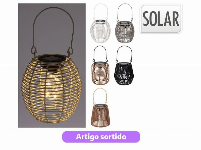 Lâmpada Solar 15X15X16Cm Modelos Sortidos