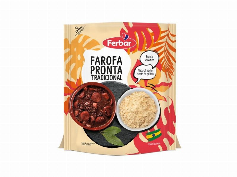 Farofa Pronta Ferbar Tradicional 250 g