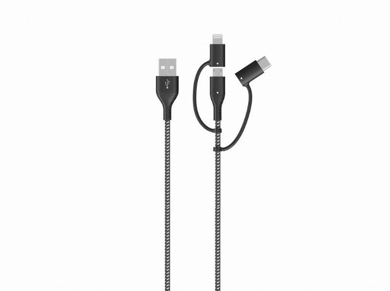 Cabo 3A 1.2 M Qilive Qilive Micro Usb Lightning Usb-C