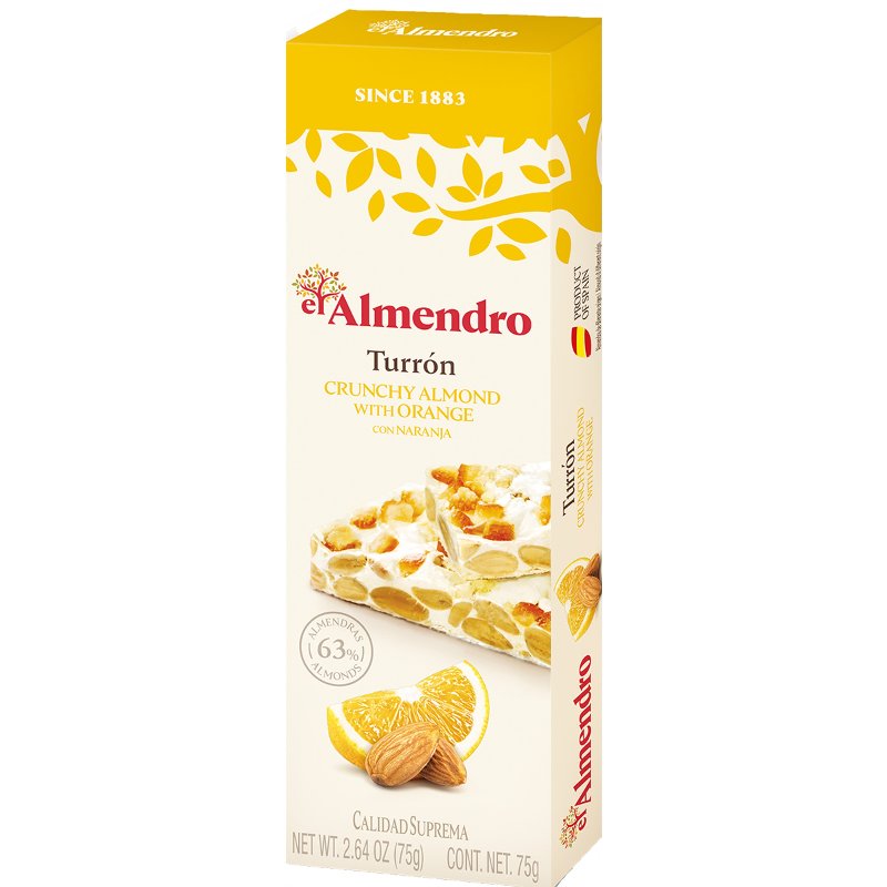 Torrão Crocante Com Laranja