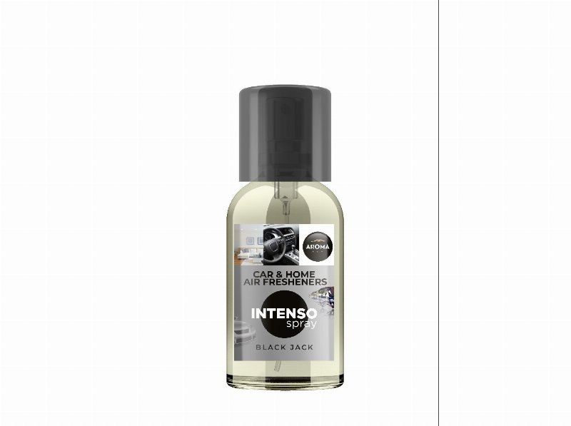 Ambientadores Auto Aroma Car Intenso Spray Black