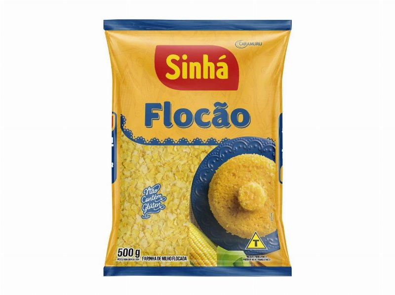 Farinha De Milho Sinhá Flocão 500 g
