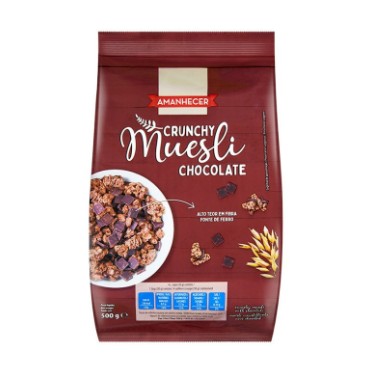 Cereais Muesli Chocolate 500 g Amanhecer