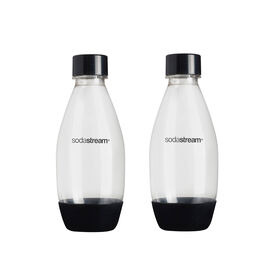 Conjunto 2 Garrafas Fuse 500 ml Preta E Branca Sodastream