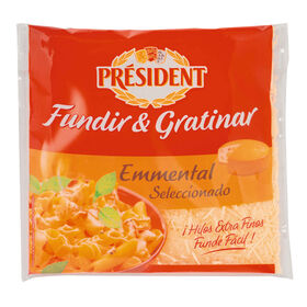 Queijo Emmental Ralado Président 150 gr