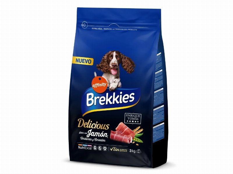 Ração Cão Brekkies Delicious Presunto 3 kg