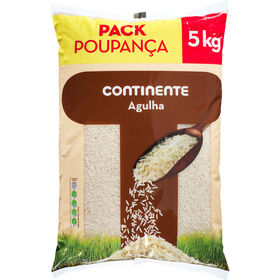 Arroz Agulha Pack Poupança Continente 5 kg