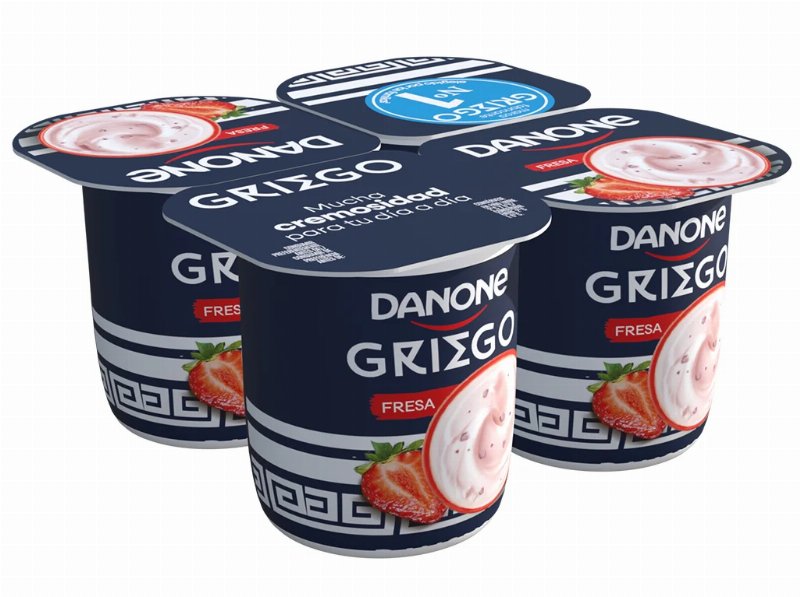Iogurte Danone Grego Morango 4X110 g
