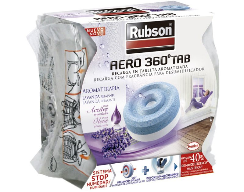 Recarga Para Desumidificador Rubson Aero 360º Aroma A Lavanda