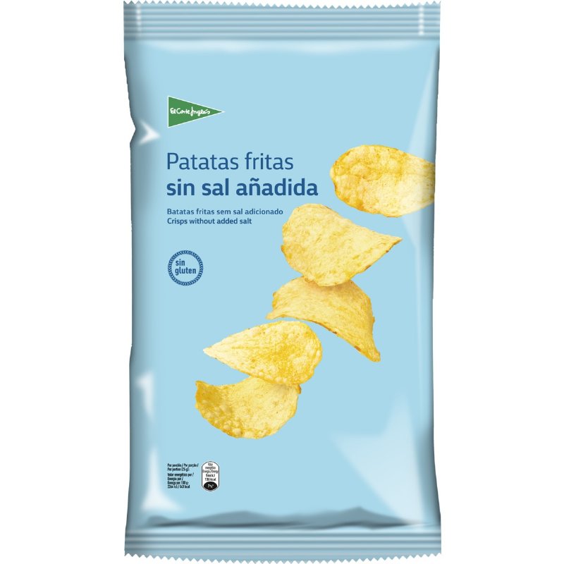 Batatas Fritas Sem Sal Adicionado Sem Glúten